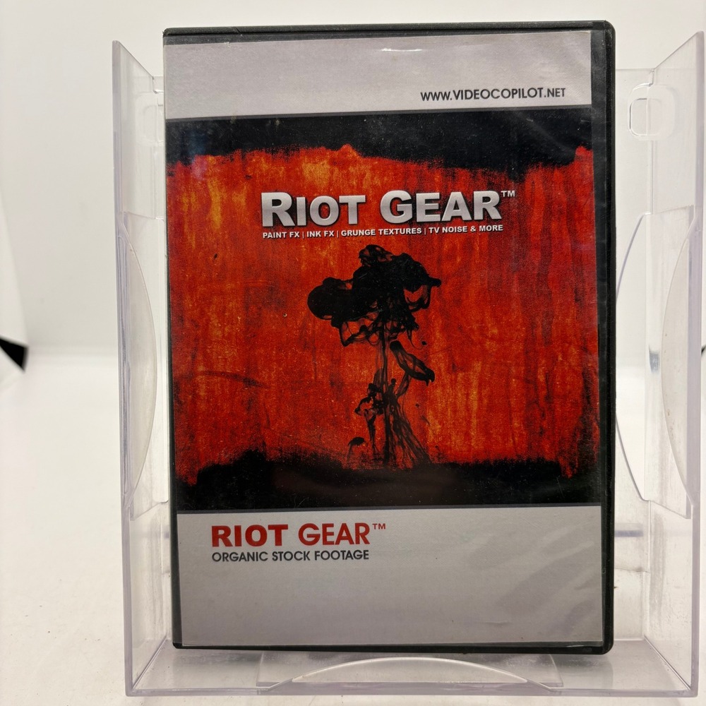 Video Copilot Riot Gear Pre-Matted Organic Stock Footage DVD-ROM VFX Textures
